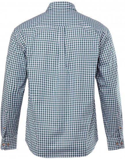 JP1880 Shirt Checked Traditional Long Sleeve Jade - Festmode - Festliche Mode – Stilvoll und bequem feiern