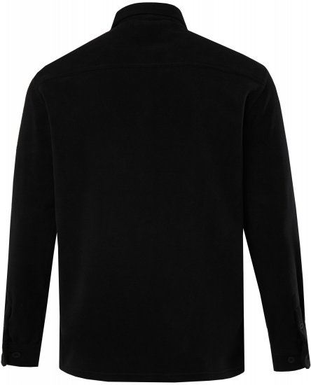 JP1880 Overshirt Fleece Long Sleeve Black TALL - HERRENBEKLEIDUNG MT-6XLT - Langgrößen für Herren