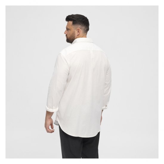 North Latitude Oxford Shirt White - Herrenhemden - Herrenhemden in großen Größen