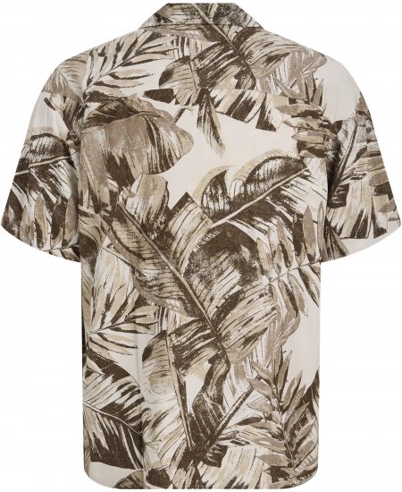 Jack & Jones Jeff Resort Short Sleeve Shirt Brown - Herrenhemden - Herrenhemden in großen Größen