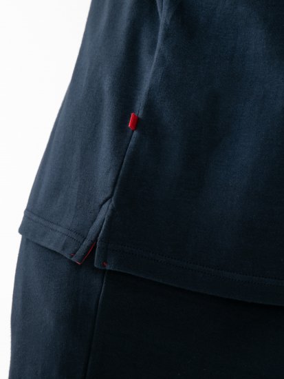 D555 Connor Stretch Cuban Collar Resort Short Sleeve Shirt Navy - Herrenhemden - Herrenhemden in großen Größen