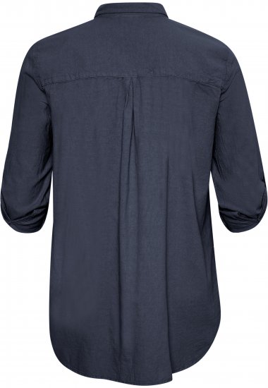Kaffe Curve Nana Hemd-Tunika Midnight Marine - Blusen & Tuniken - 