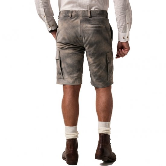 JP1880 Shorts Bermuda Traditional Cowhide Graphite Grey - Herrenshorts - Herrenshorts in großen Größen