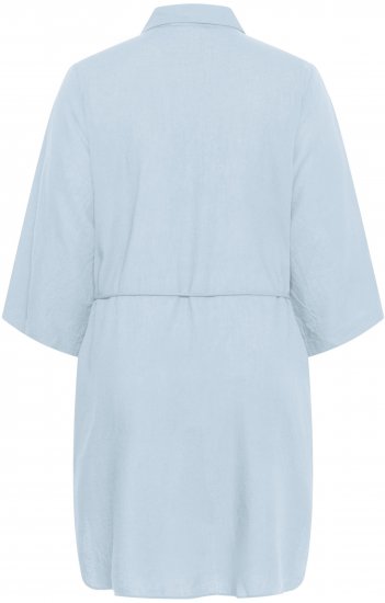Kaffe Curve Mille Short Shirt Dress Nantucket Breeze Blue - Minikleider - 