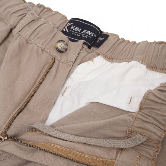 Kam Jeans 3404 Cargo Shorts Beige - Herrenshorts - Herrenshorts in großen Größen