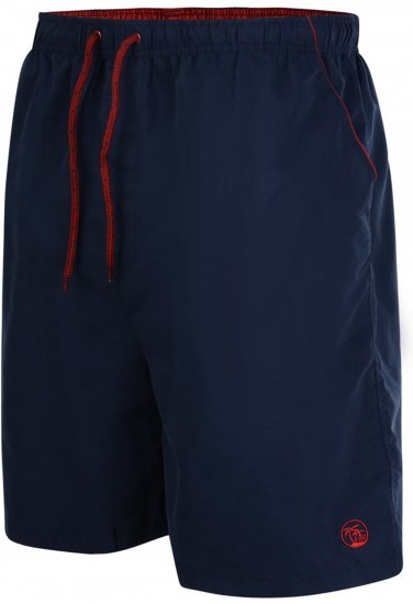 Espionage SW040 Plain Swimshorts Navy - Schwimmshorts - Herren-Badeshorts in Übergröße