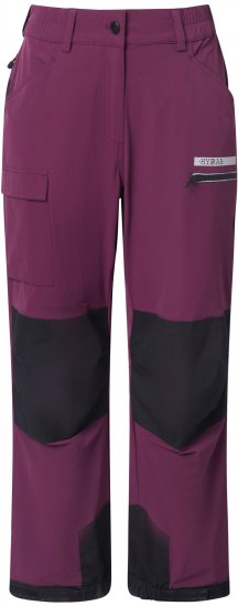 Ulla Popken HYPRAR Multifunctional Durable Inset Trekking Pants Dark Cherry Dark Cherry - Jeans & Hosen in Großen Größen – Plus Size Damenmode - 