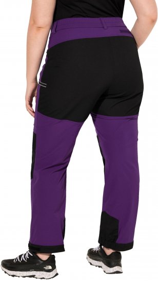 Ulla Popken HYPRAR Multifunctional Durable Inset Trekking Pants Plum - Jeans & Hosen in Großen Größen – Plus Size Damenmode - Jeans & Hosen, EU 42–70