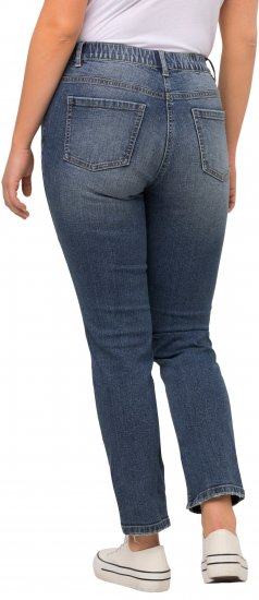 Ulla Popken Distressed Stretch Fit Sarah Jeans Blue Denim - Jeans & Hosen in Großen Größen – Plus Size Damenmode - 