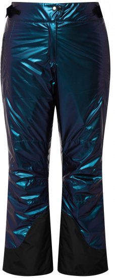 Ulla Popken Ski Pants Water-Repellent Mother-Of-Pearl Velcro Closure Snow Gaiter Blue - Jeans & Hosen in Großen Größen – Plus Size Damenmode - 
