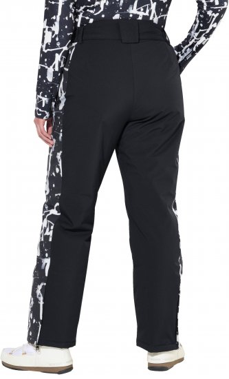 Ulla Popken Hyprar Functional Trousers Waterproof Velcro Closure Snow Gaiter Black - Jeans & Hosen in Großen Größen – Plus Size Damenmode - 