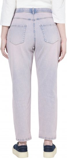 Ulla Popken Dyed Stretch Fit Boyfriend Jeans Light Light Blue Denim - Jeans & Hosen in Großen Größen – Plus Size Damenmode - Jeans & Hosen, EU 42–70