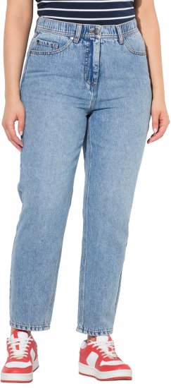 Ulla Popken Lyocell Blend Stretch Fit Jeans Mid Blue Denim - Jeans & Hosen in Großen Größen – Plus Size Damenmode - 