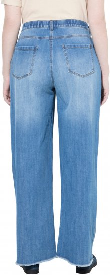 Ulla Popken Extra Wide Leg Stretch Fit Jeans Light Blue - Jeans & Hosen in Großen Größen – Plus Size Damenmode - 