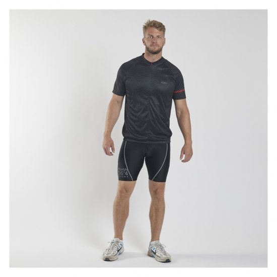 North Latitude Sport Bike Shirt Black - Fahrradbekleidung - 