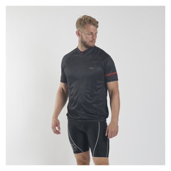 North Latitude Sport Bike Shirt Black - Fahrradbekleidung - 