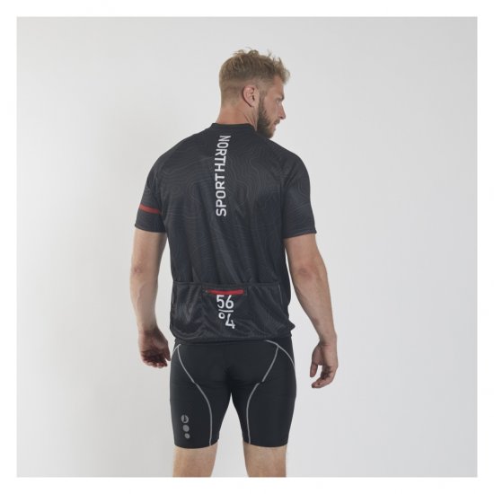 North Latitude Sport Bike Shirt Black - Fahrradbekleidung - 