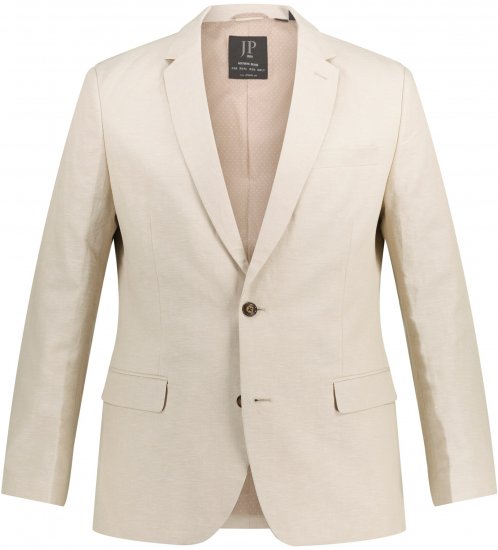JP1880 Kos Linen Blend Jacket Sand - Herrenanzüge und -blazer - Herrenanzüge und -blazer in großen Größen
