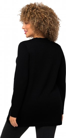 Ulla Popken Gingerbread Man Christmas Sweater Black - Hoodies & Sweatshirts - Kuschelige Sweatshirts & Strick