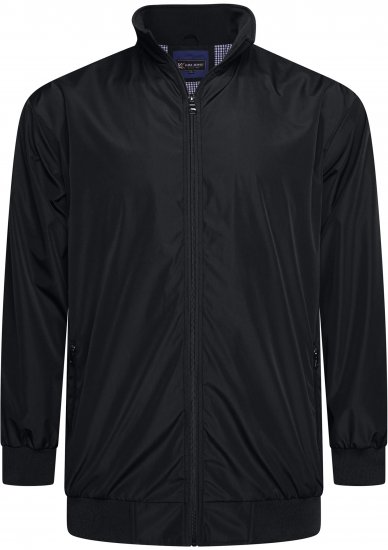 Kam jeans 445 Premium Harrington Jacket Black - Herren jacken - Herren Jacken in großen Größen