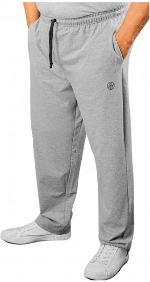20 Nodi Stretch Fleece Cotton Sports Pants with Enzyme and Soft Touch Treatment Grey - Jogginghosen für herren - Jogginghosen für Herren in großen Größen
