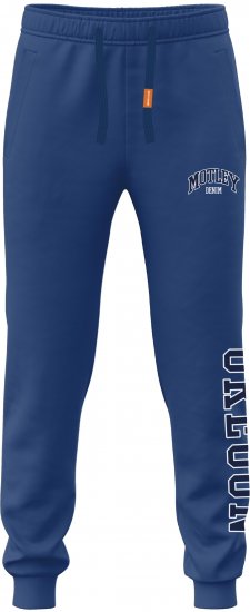 Motley Denim Munich Sweatpants Royal Blue - Jogginghosen für Herren in großen Größen - Jogginghosen für Herren in großen Größen