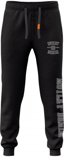 Motley Denim Parma Sweatpants Black - Jogginghosen für Herren in großen Größen - Jogginghosen für Herren in großen Größen