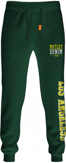 Motley Denim Pisa Sweatpants Racing Green - Jogginghosen für Herren in großen Größen - Jogginghosen für Herren in großen Größen