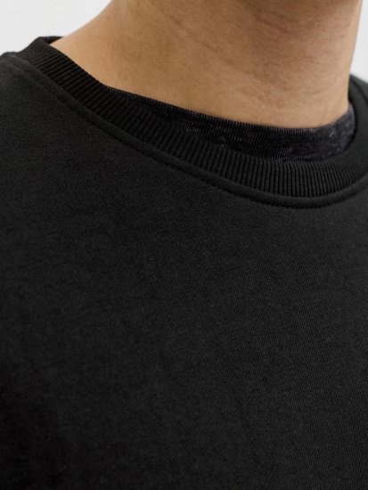 Jack & Jones Brandon Sweatshirt Black - Herren-sweater und -hoodies - Herren-Sweater und -Hoodies in großen Größen