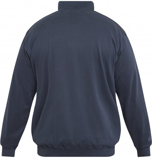 North Latitude 61140 Weicher Sweat-Cardigan Marineblau - Herren-sweater und -hoodies - Herren-Sweater und -Hoodies in großen Größen
