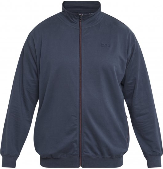 North Latitude 61140 Weicher Sweat-Cardigan Marineblau - Herren-sweater und -hoodies - Herren-Sweater und -Hoodies in großen Größen