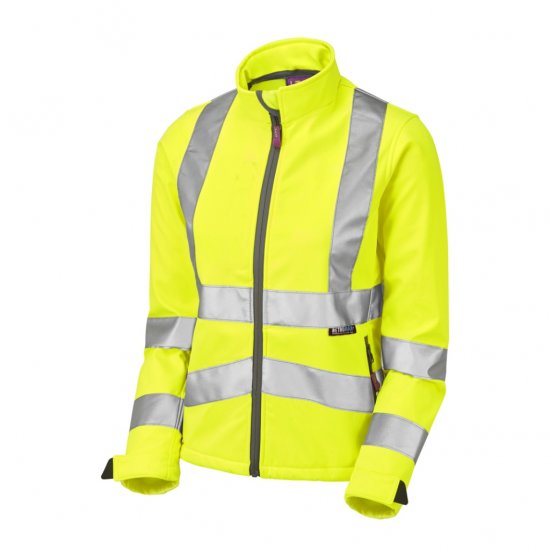 Leo Honeywell EcoViz Women's Softshell Jacket Yellow - Arbeitskleidung - 