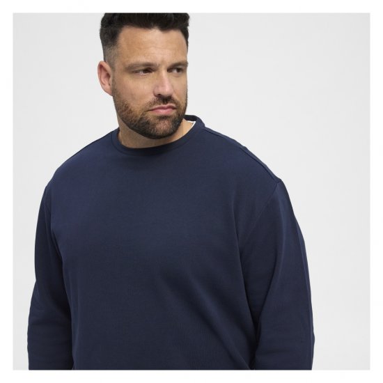North Latitude Crew Neck Sweatshirt Navy - Herren-sweater und -hoodies - Herren-Sweater und -Hoodies in großen Größen
