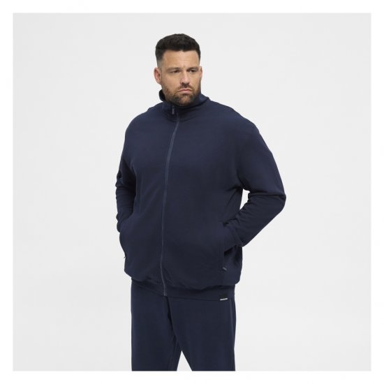 North Latitude Full-Zip Sweatshirt Navy Blue - Herren-sweater und -hoodies - Herren-Sweater und -Hoodies in großen Größen