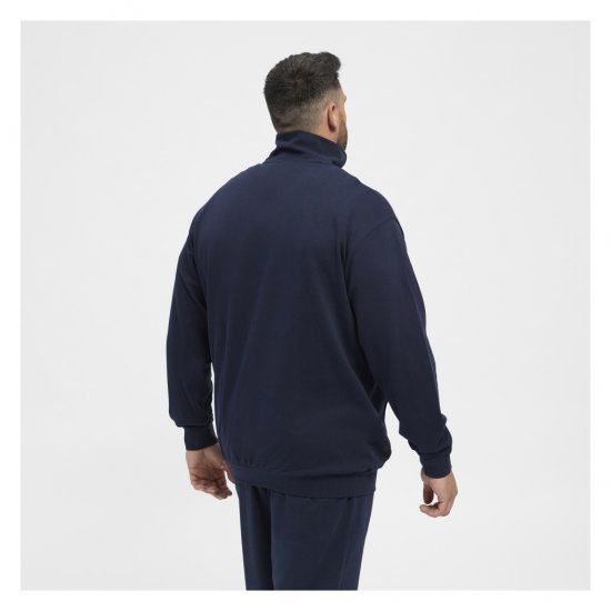 North Latitude Full-Zip Sweatshirt Navy Blue - Herren-sweater und -hoodies - Herren-Sweater und -Hoodies in großen Größen