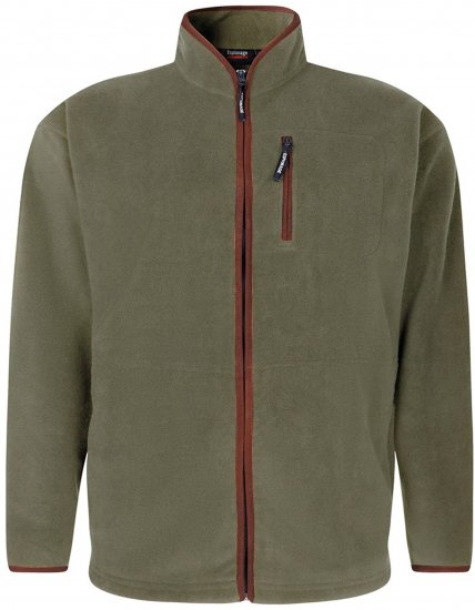 Espionage FL048 Microfleece Jacket Olive Green - Fleecekleidung - Herren Fleecejacken/kleidung Große Größen