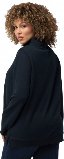 Ulla Popken Amore Sweatshirt Navy - Hoodies & Sweatshirts - 