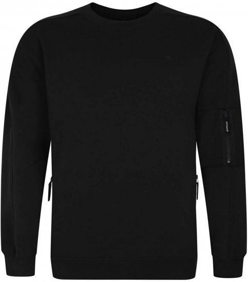 Espionage LW152 Sweatshirt Black - Herren-sweater und -hoodies - Herren-Sweater und -Hoodies in großen Größen