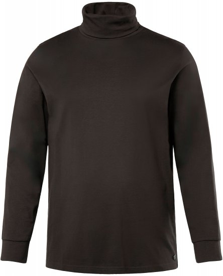 JP1880 Turtleneck Sweatshirt Long Sleeve Dark Brown - Herren-sweater und -hoodies - Herren-Sweater und -Hoodies in großen Größen