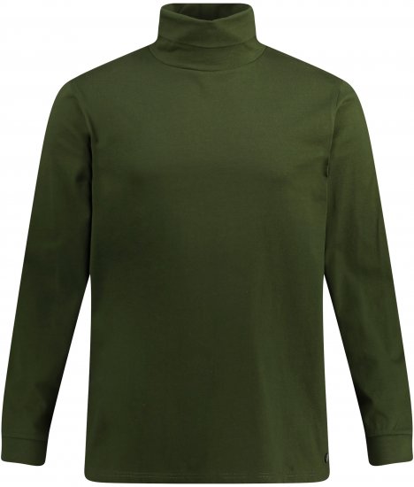 JP1880 Turtleneck Sweatshirt Green - Herren-sweater und -hoodies - Herren-Sweater und -Hoodies in großen Größen