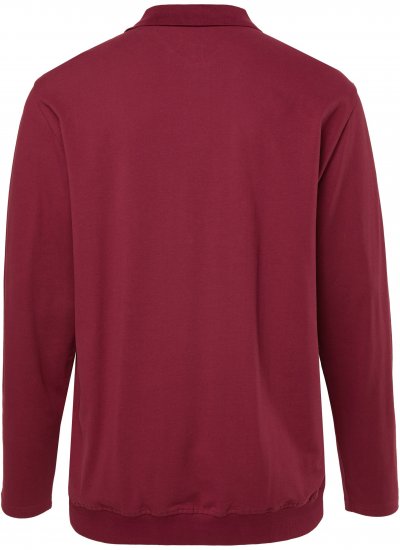 JP1880 Polo Shirt Pique Long Sleeve Red - Polo-shirts für herren - Polo-Shirts für Herren in großen Größen