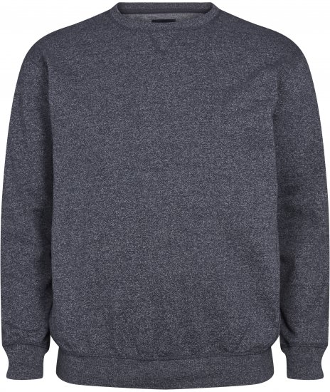 North Latitude O-Neck Sweatshirt Blue Melange TALL - TALL sweatshirts - TALL Sweatshirts für große Männer