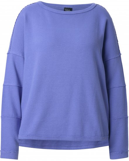 Ulla Popken Inverted Seam Long Sleeve Sweatshirt Lavender - Hoodies & Sweatshirts - Kuschelige Sweatshirts & Strick