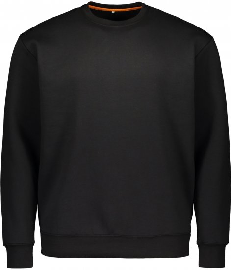 Big Bones Zack Sweatshirt Black - Herren-sweater und -hoodies - Herren-Sweater und -Hoodies in großen Größen