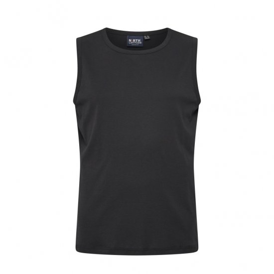 North Latitude Tanktop Black - Ärmellose T-shirts/Tank-tops für herren - Ärmellose T-Shirts/Tank Tops