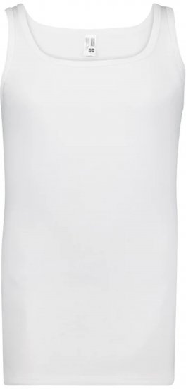  Adamo Royal Fine Ribbed Undershirt 2-Pack White - Herrenunterwäsche & Bademode in großen Größen - Herrenunterwäsche & Bademode in großen Größen