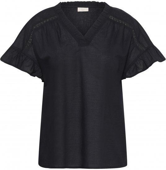 Kaffe Curve Valeria Top Black Deep - Shirts & Tops - 