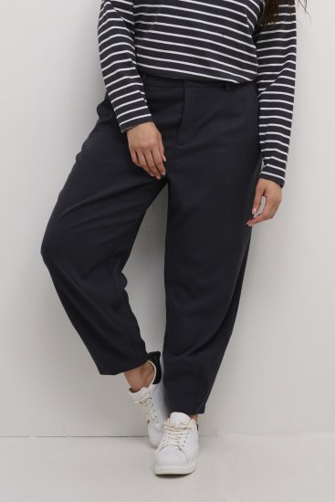 Kaffe Curve Merla Hose Schwarz Oyster - Jeans & Hosen in Großen Größen – Plus Size Damenmode - 