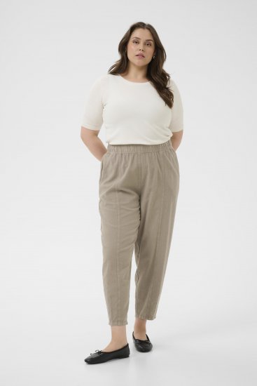 Kaffe Curve Nana Barrel Pants Brindle - Stoffhosen - 