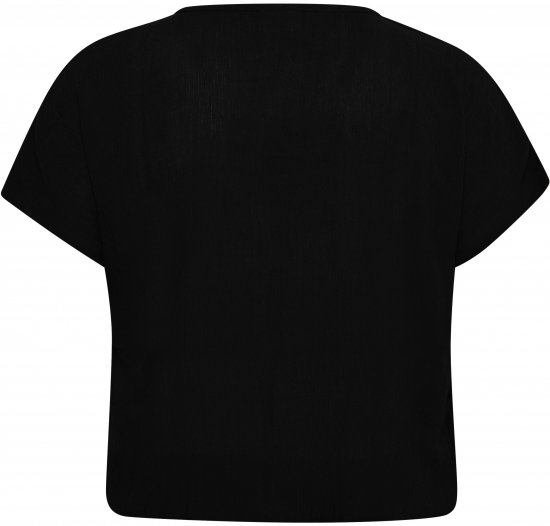 Kaffe Curve Ami Stanley Kurzarm Tiefschwarz - T-Shirts - 